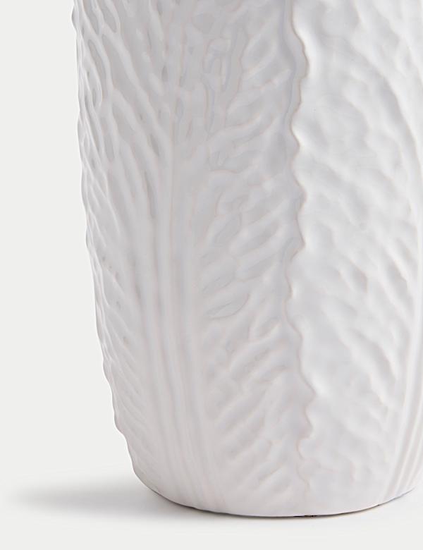 Medium White Cabbage Ceramic Bouquet Vase - NL