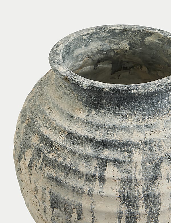 Διακοσμητικό βάζο με ανάγλυφη υφή - GR