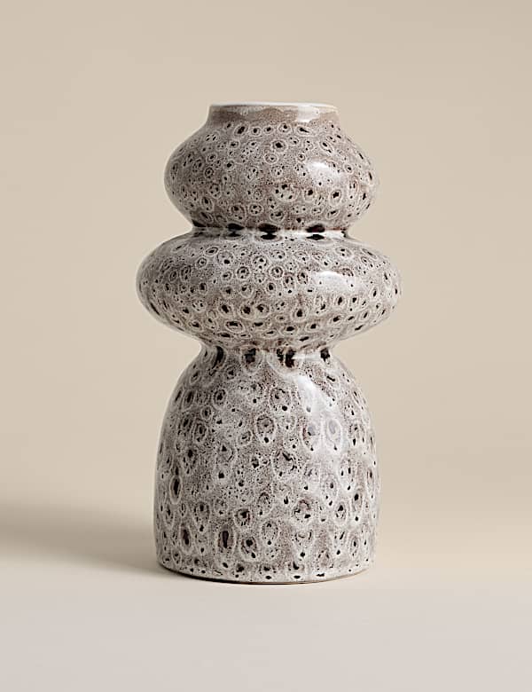 Spot Reactive Glaze Ceramic Vase - SI