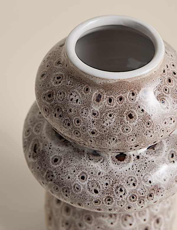 Spot Reactive Glaze Ceramic Vase - LU