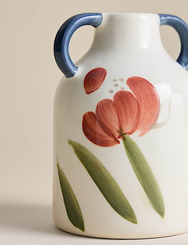 Mini Floral Ceramic Vase - JE