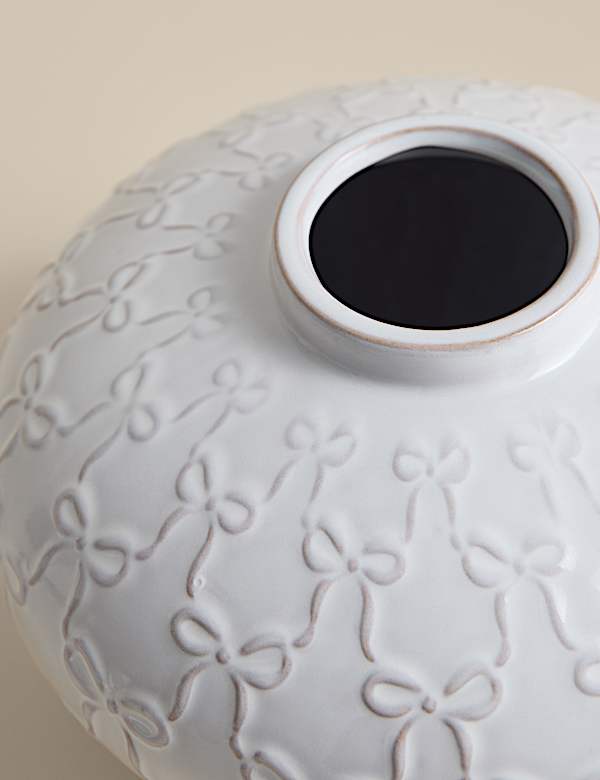 אגרטל מעוגל בדוגמת פפיונים - IL