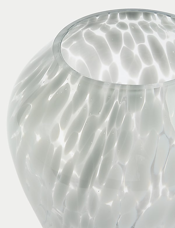 Γυάλινο βάζο με λάμπα σε σχέδιο κονφετί - GR