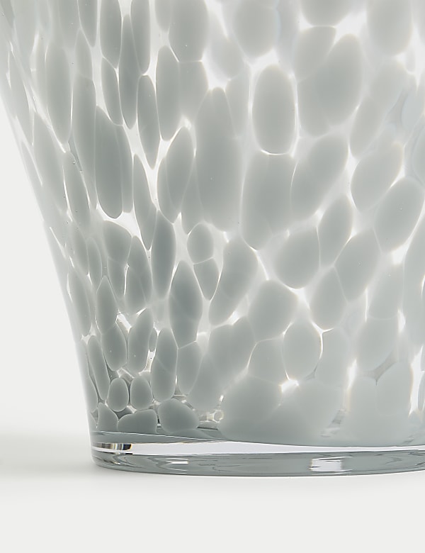 Γυάλινο βάζο με λάμπα σε σχέδιο κονφετί - GR