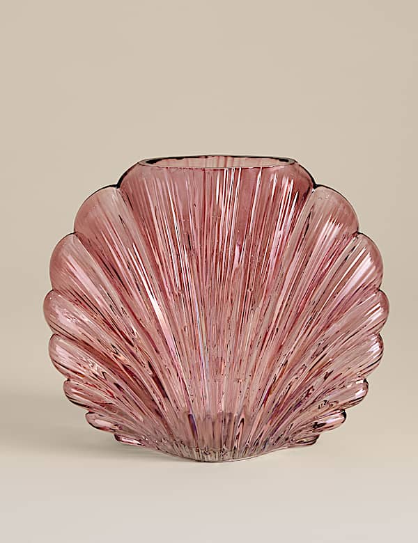 Medium Shell Glass Vase - AU