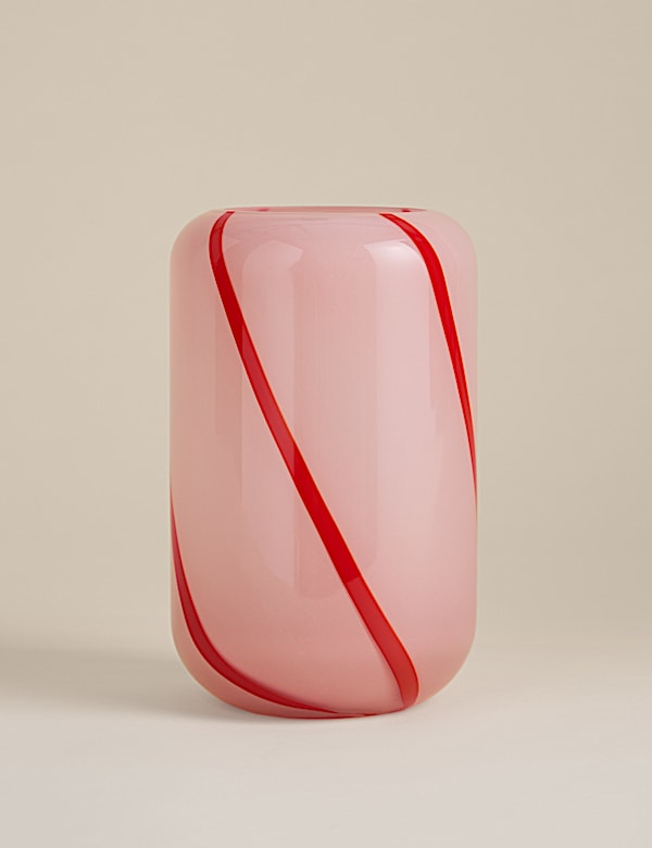 Mittelgroße Vase in Zuckerstangen-Form - AT