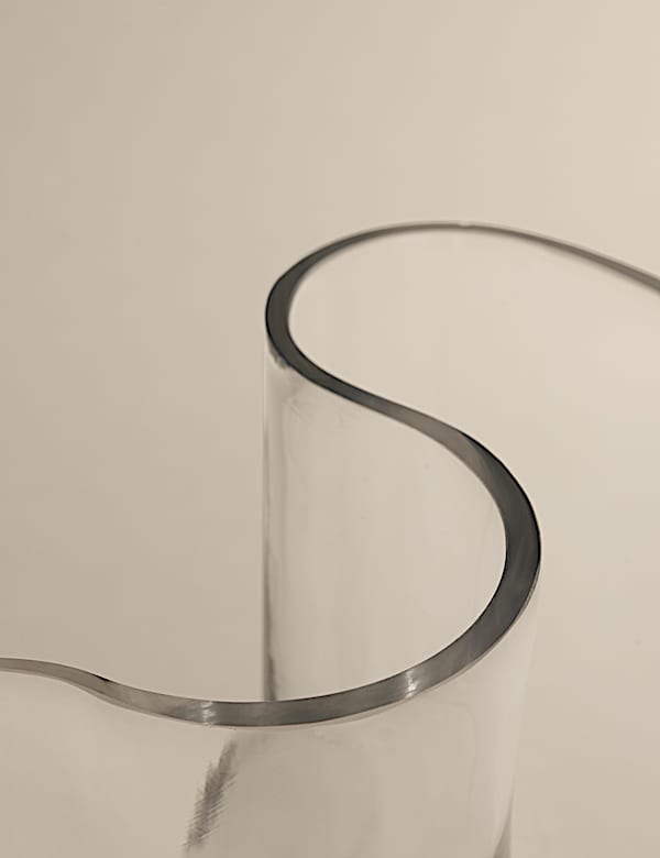 אגרטל זכוכית קטן מעוצב - IL