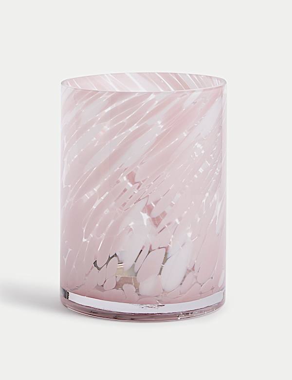 Confetti Glass Hurricane Lamp - ES