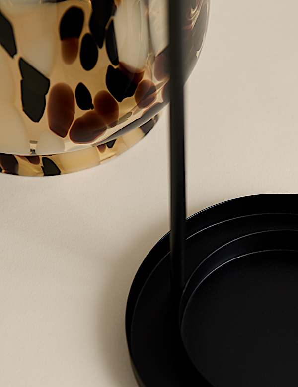 Animal Confetti Glass Lantern - DK