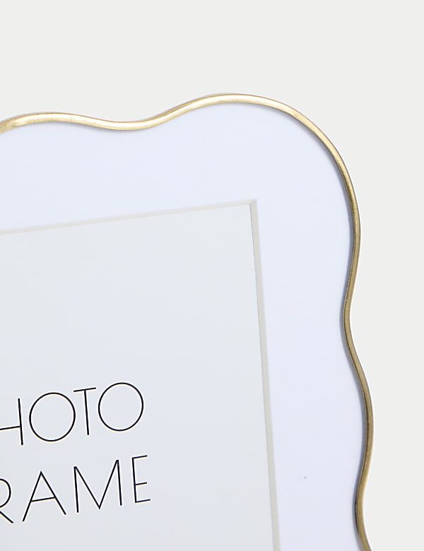 Μεταλλική κορνίζα με κυματιστό σχέδιο 10 x 15 εκ. - GR