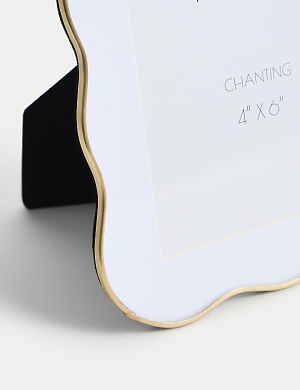 Μεταλλική κορνίζα με κυματιστό σχέδιο 10 x 15 εκ. - GR