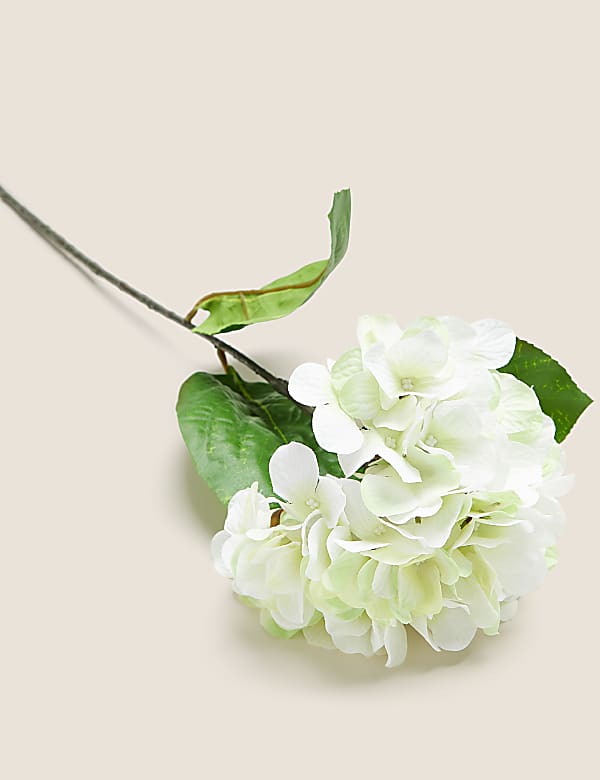 Set of 3 Artificial Hydrangea Single Stems