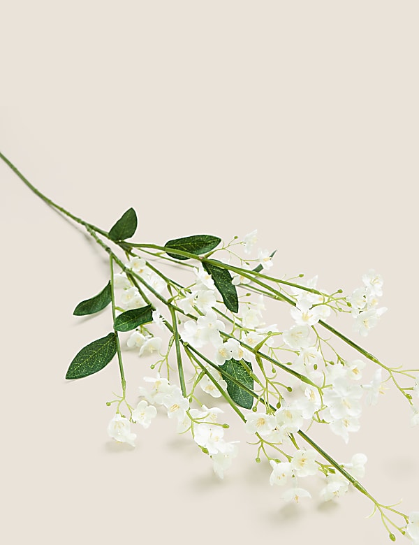 Set of 2 Artificial Wild Wax Single Stems