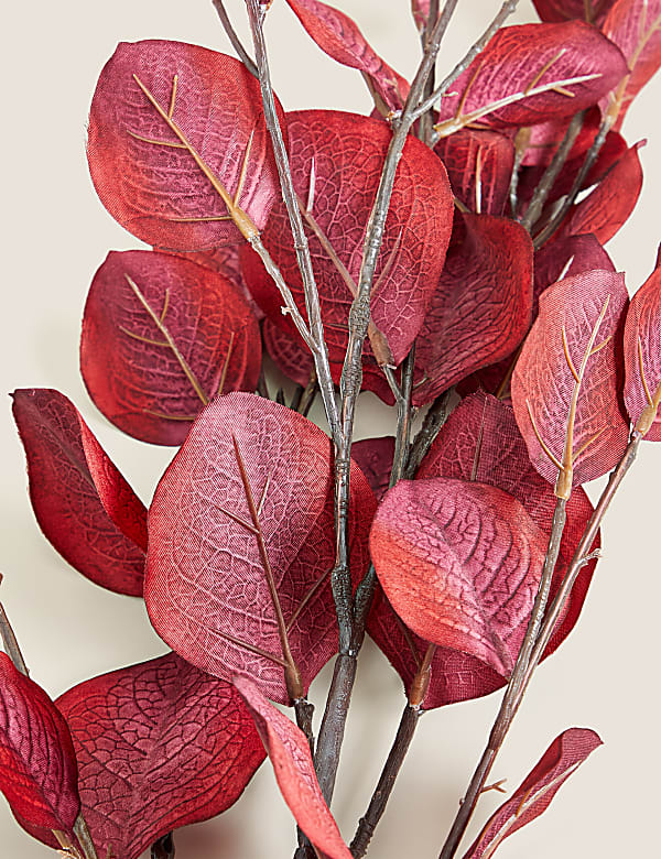 Set of 2 Artificial Eucalyptus Single Stems