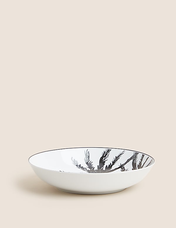 Set of 4 Palm Pasta Bowls