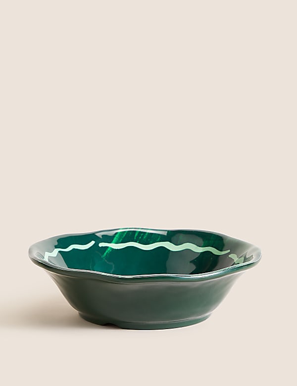 Set Of 4 Expressive Floral Picnic Cereal Bowls