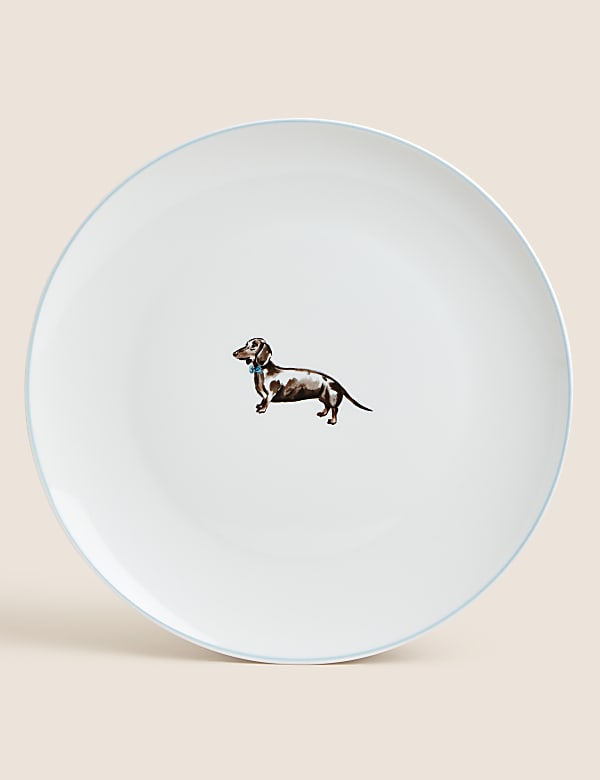 12 Piece Dachshund Dinner Set