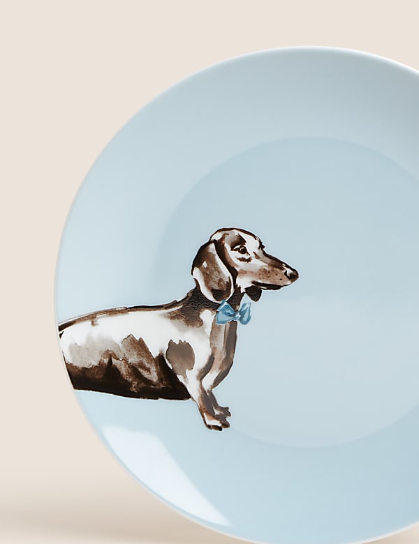 12 Piece Dachshund Dinner Set