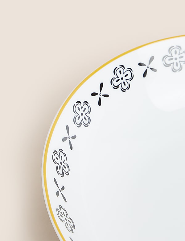 Set of 4 Tile Pasta Bowls