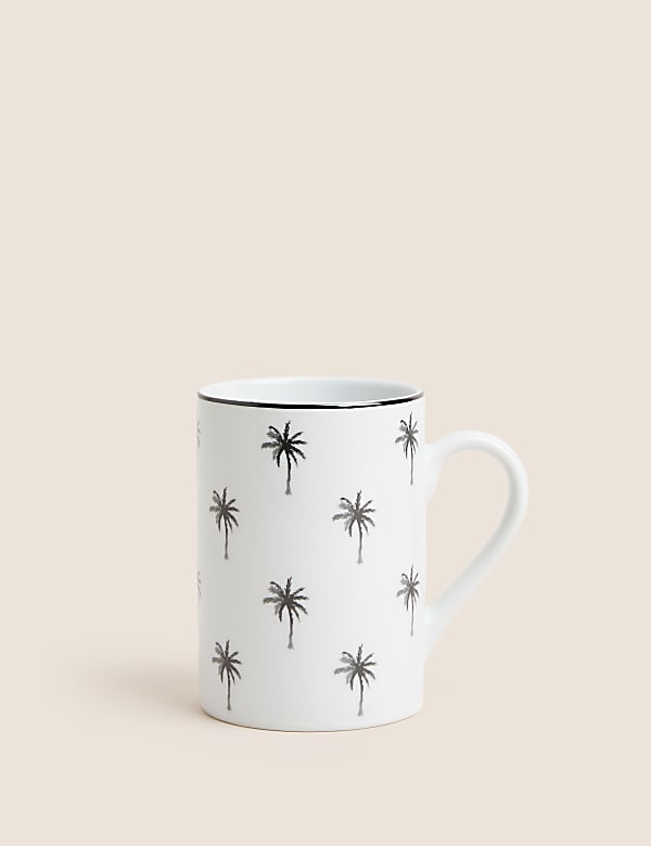 Set of 4 Palm Tree Mugs