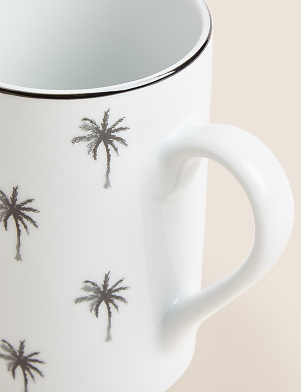 Set of 4 Palm Tree Mugs