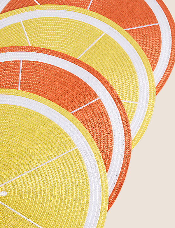 Set of 4 Fruit Placemats
