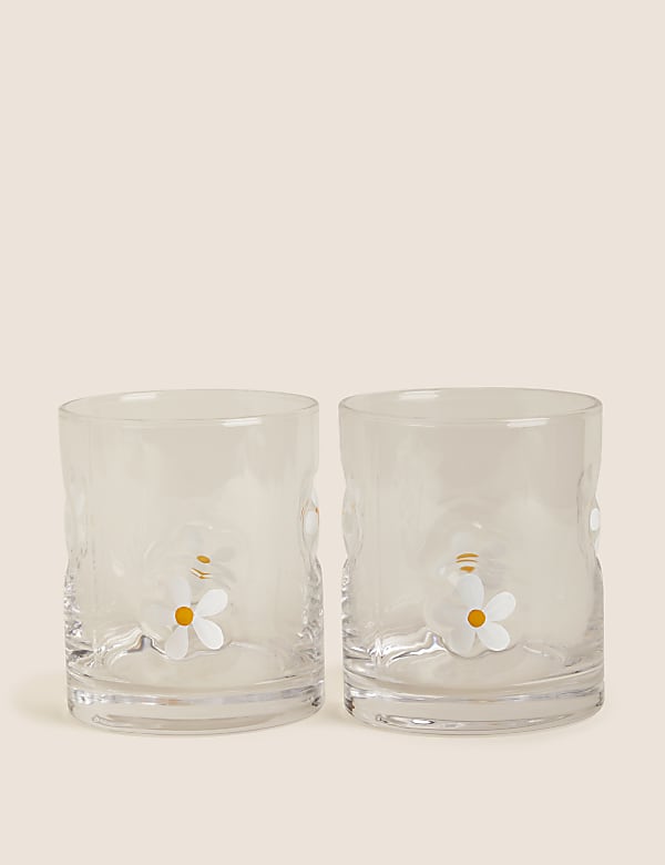 Set of 2 Icon Daisy Tumblers - KG