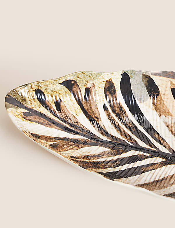 Abstract Watercolour Leaf Picnic Platter