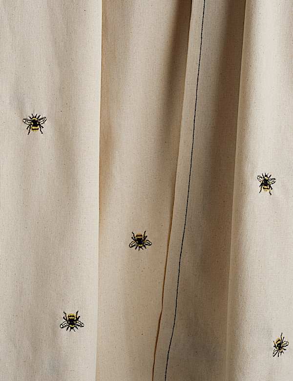 Pure Cotton Bee Embroidered Tablecloth - JE