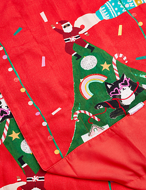 Χριστουγεννιάτικο ράνερ τραπεζιού με φωτάκια - GR