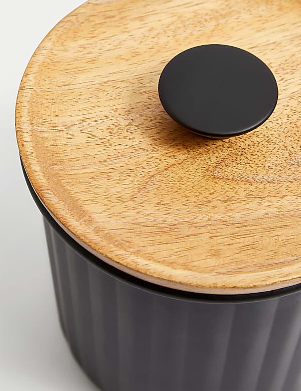 Small Ribbed Storage Jar - BE