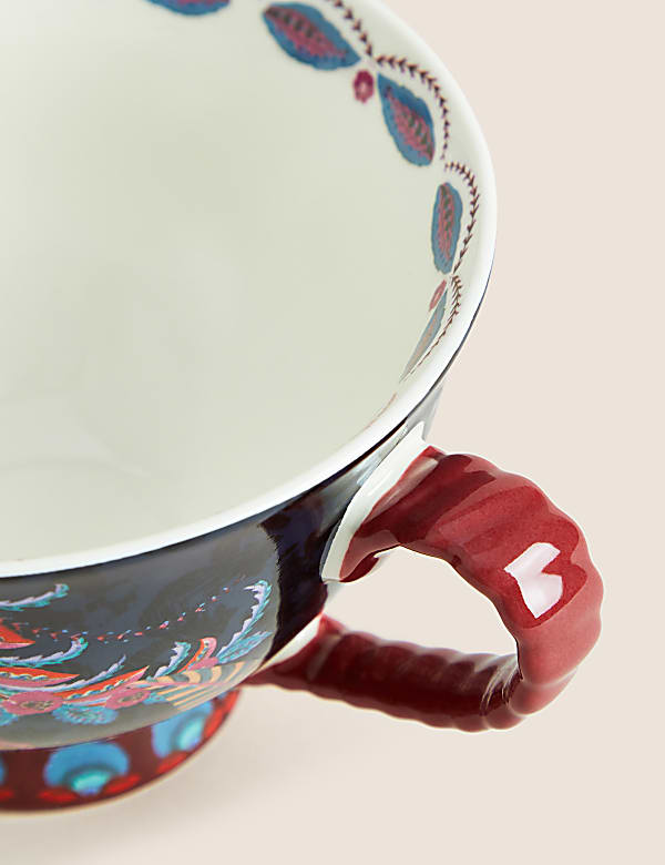 ספל עם תחתית מוגבהת בעיטור ציפור - IL