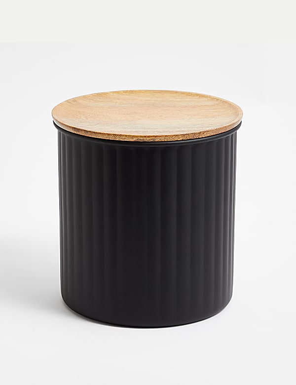 Ribbed Biscuit Tin - LT