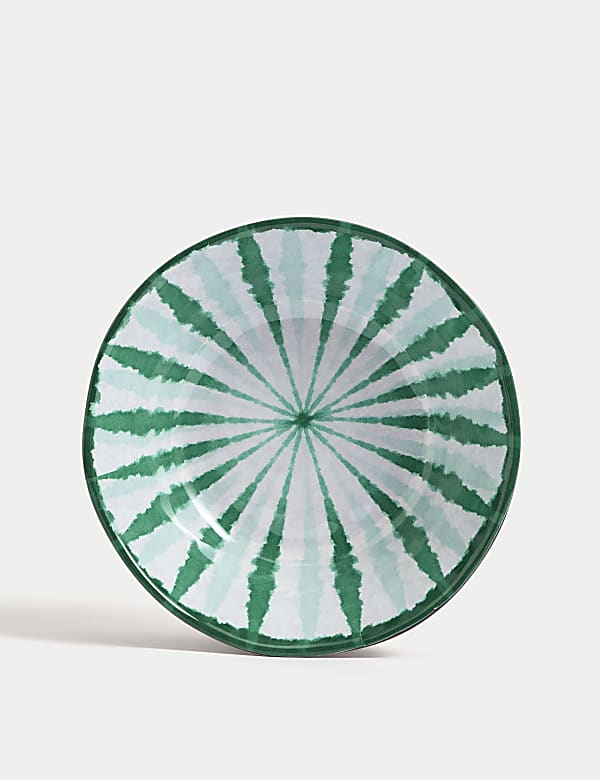 Set of 4 Ikat Brights Picnic Pasta Bowls - EE