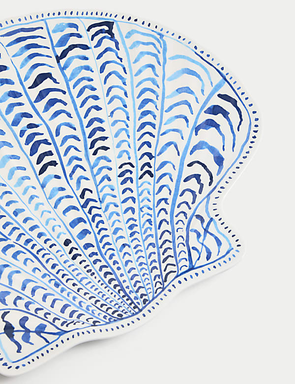 Summer Resort Shell Picnic Platter - JE