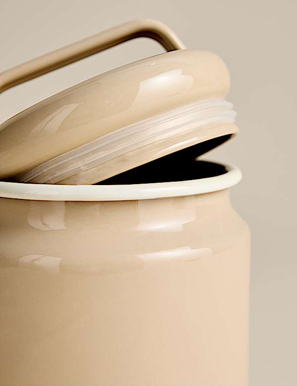 Small Enamel Storage Jar - SI