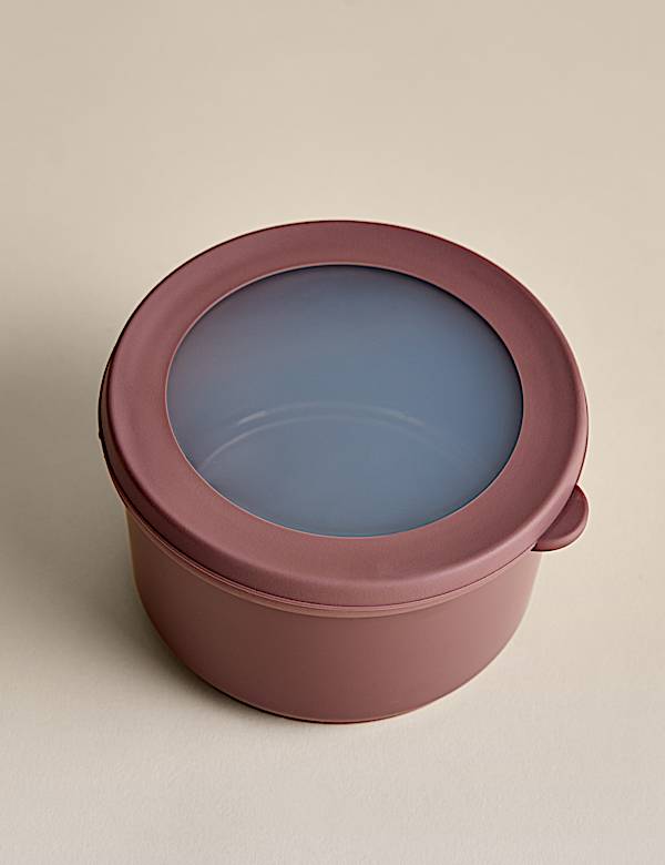 Runder Aufbewahrungsbeh&auml;lter aus Kunststoff - AT