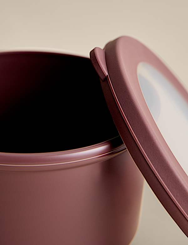 Runder Aufbewahrungsbeh&auml;lter aus Kunststoff - AT