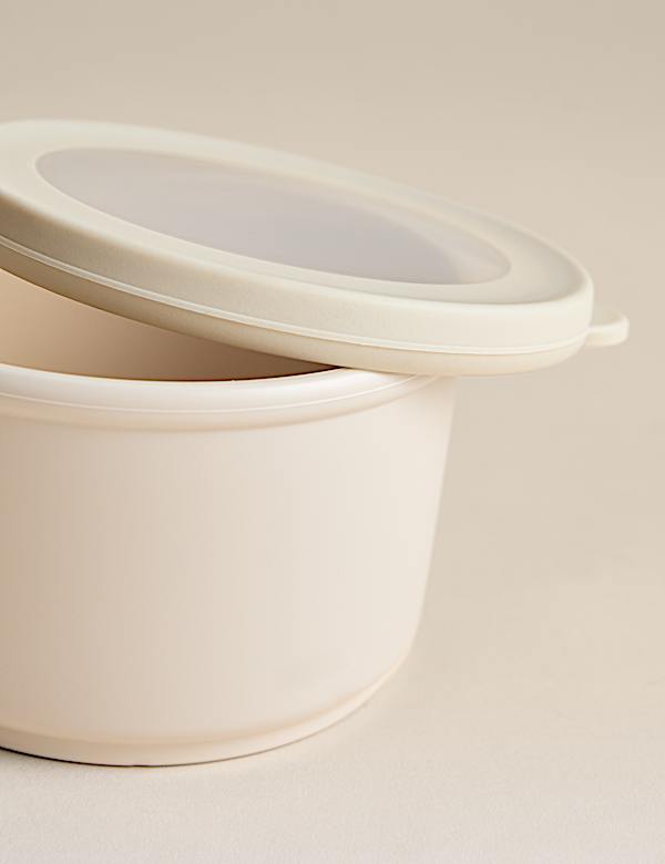 Ronde kunststof opbergdoos - BE