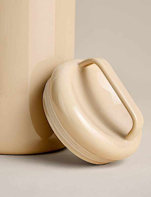 Medium Enamel Storage Jar - SK