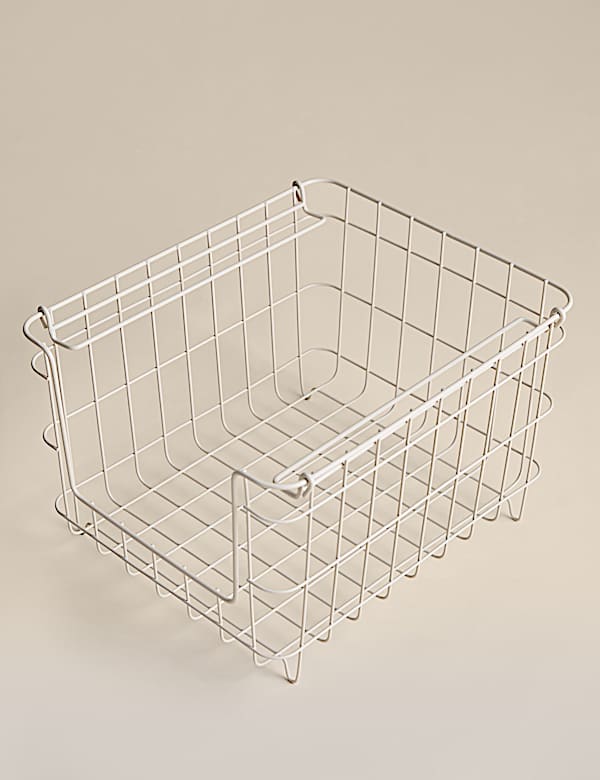 Large Stackable Wire Storage Basket - AU