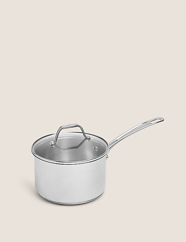 Stainless Steel 18cm Medium Saucepan - PT