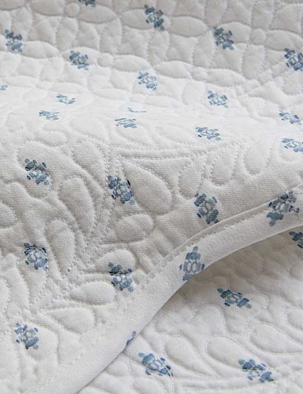 Set of 2 Pure Cotton Quilted Coastal Placemats - KG