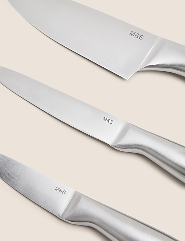 Set of 3 Stainless Steel Knives - ES