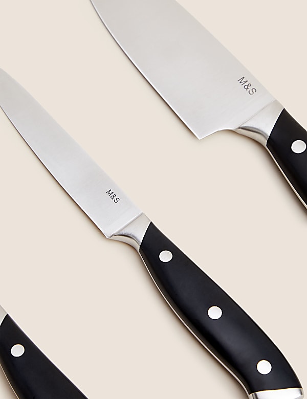 Set of 3 Triple Rivet Knives - GR