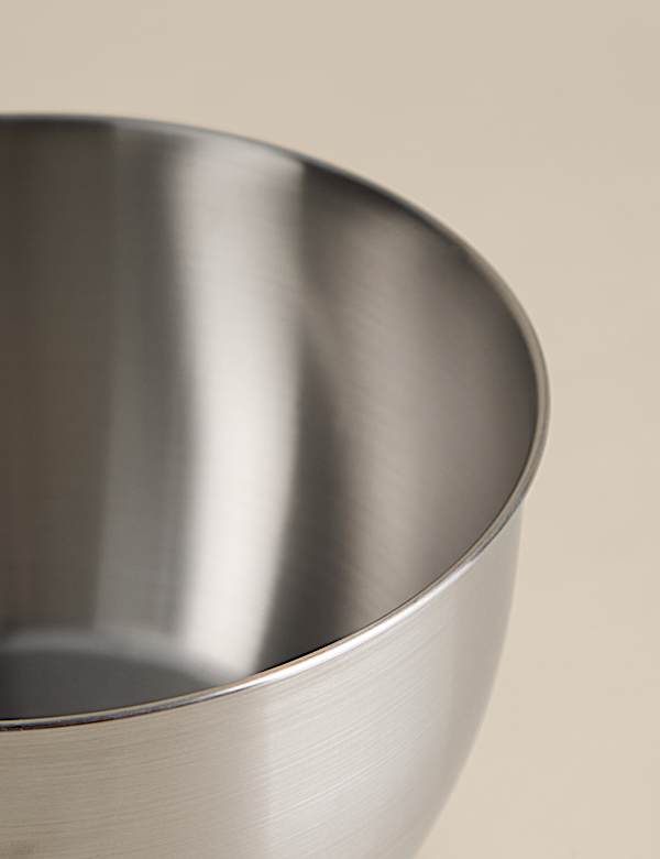 Lot de 2 bols &agrave; m&eacute;langer en acier inoxydable - LU