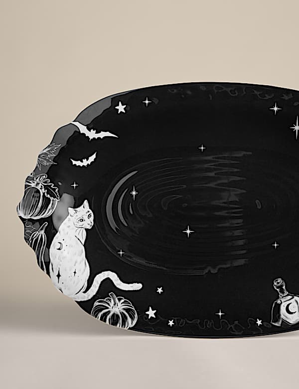 Spiderweb Halloween Platter - JO