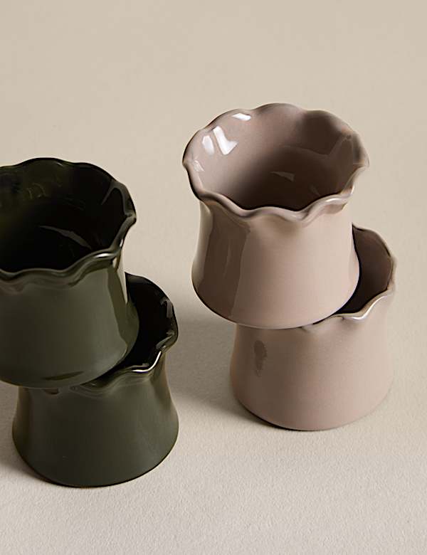 סט 4 חבקי מפיות מקרמיקה - IL