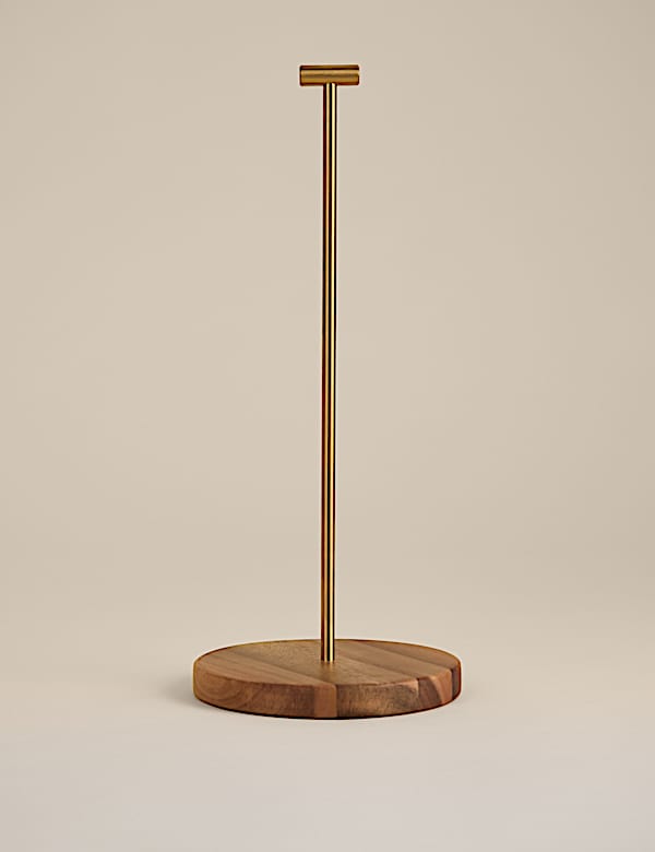 Wood Kitchen Roll Holder - CA