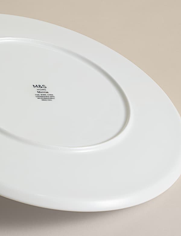 Straight Sided China Dinner Plate - SE